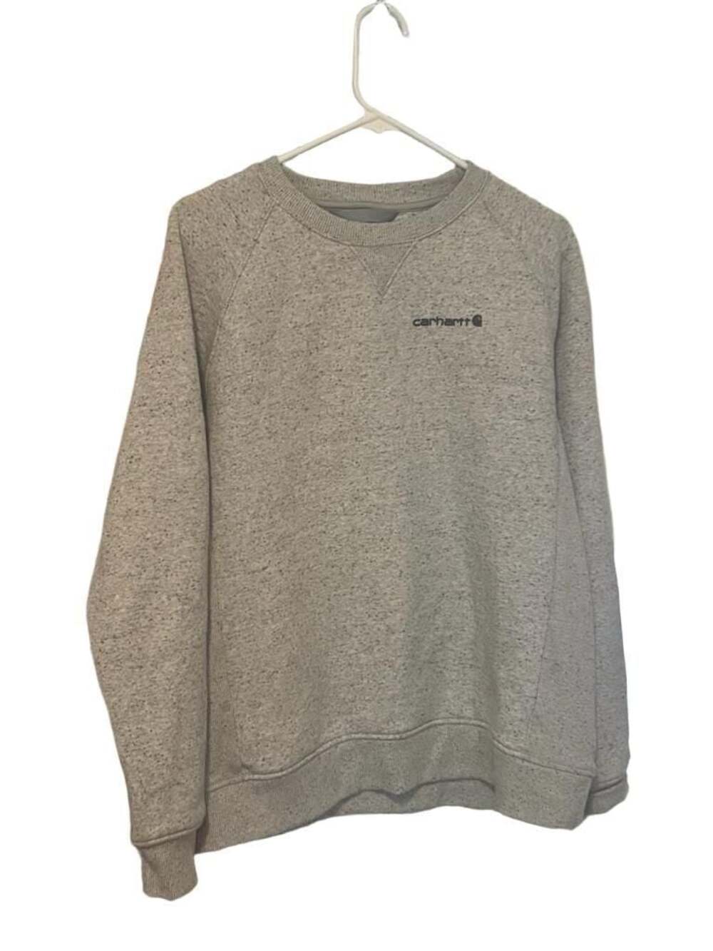 Carhartt Relaxed Fit Gray Heather Speckled Crewneck Sweatshirt